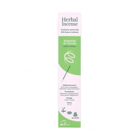 Incienso Memorias de Oriente 12u BioAroma ECO