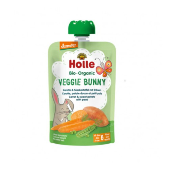 Pouch Zanahoria, Boniato, Guisantes (+6 meses) ECO