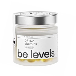 Vitamina D3+K2 60 perlas Be Levels