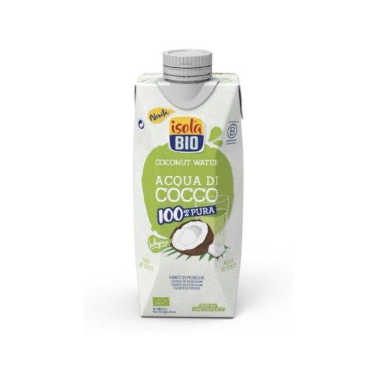 Aigua de Coco Verd S/G 500ml IsolaBio ECO