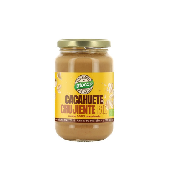 Crema de Cacahuet crujiente 350g Biocop ECO