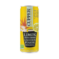 Bebida de Jengibre, limón y Rooibos 250ml Cupper ECO