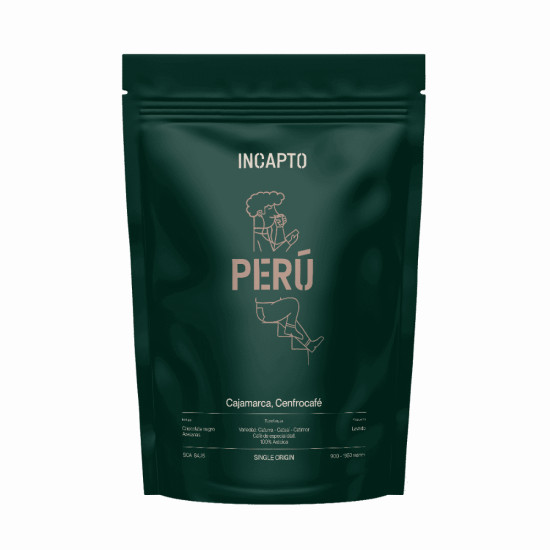Café Peru en Grano 1kg Incapto