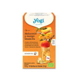 YogiTea Infusio Freda Préssec i Mango 15 bossete ECO