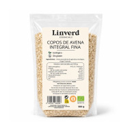 Wholemeal Fine Oat Flakes Gluten Free 500g Linverd ECO