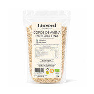 Wholemeal Oat Flakes Gluten Free 1 Kg Linverd ECO