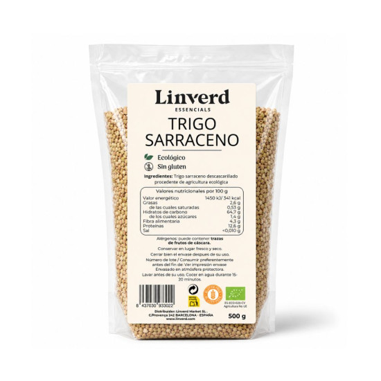 Trigo Sarrai Alforfón Senser Sin Gluten 500g Linverd ECO
