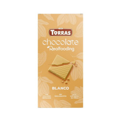 Chocolate Blanco sin gluten 100gr Torras Realfooding