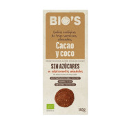 Artisan Coconut and Chocolate Vegan Biscuit, Sugar Free, Gluten Free 140Gr Artipa ECO