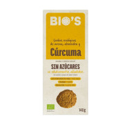 Galleta Artesana de Avena, Almendra y Curcuma Vegana, sin Azúcar, Sin Guten 140Gr Artipa ECO