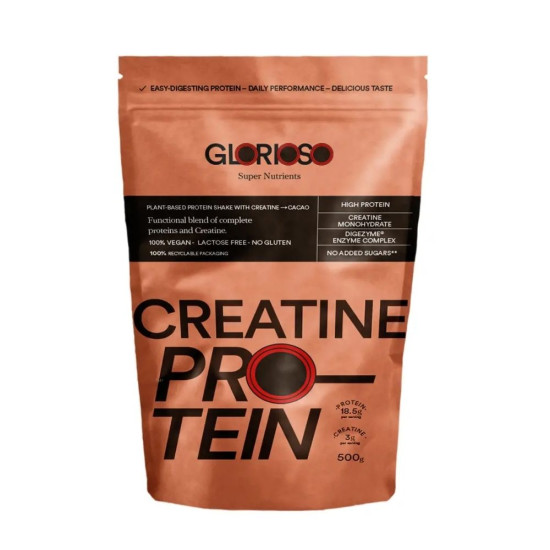 Hoja Fiber Proteina vegana Cacao 500gr Glorioso ECO