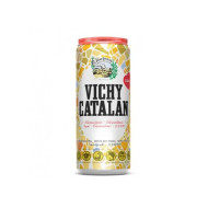 Agua Vichy lata de agua con gas 33cl