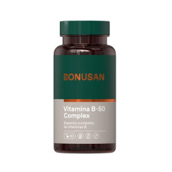 Vitamina B-50 Complejo 60 capsulas Bonusan
