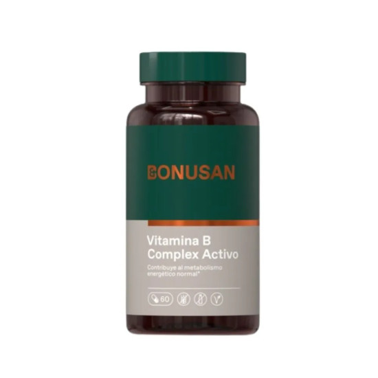 Vitamina B Complejo Activo 60 cápsulas Bonusan - Vitaminas y minerales