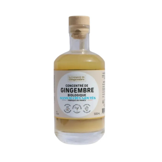 Jengibre Concentrado sin azúcar 500ml Le Comptoir du Gingembre ECO