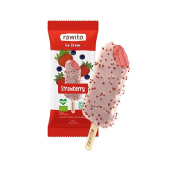 Helado Vegano Crema de Fresa 65ml Rawito ECO