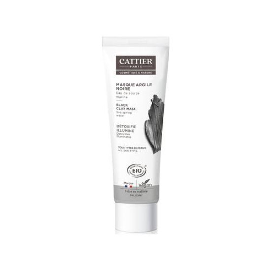 Mascarilla de arcilla negra ecológica 100 ml Cattier