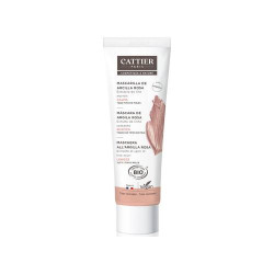 Mascarilla de arcilla rosa ecológica 100 ml Cattier