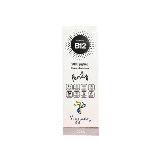 Vitamin B12 liquid Family 30ml Veggunn