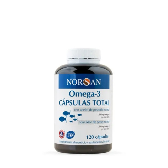 Omega 3 Total 120 Cápsulas Norsan - Ácidos grasos