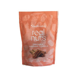 Nueces pecanas con canela y jengibre 100 gr Realfooding