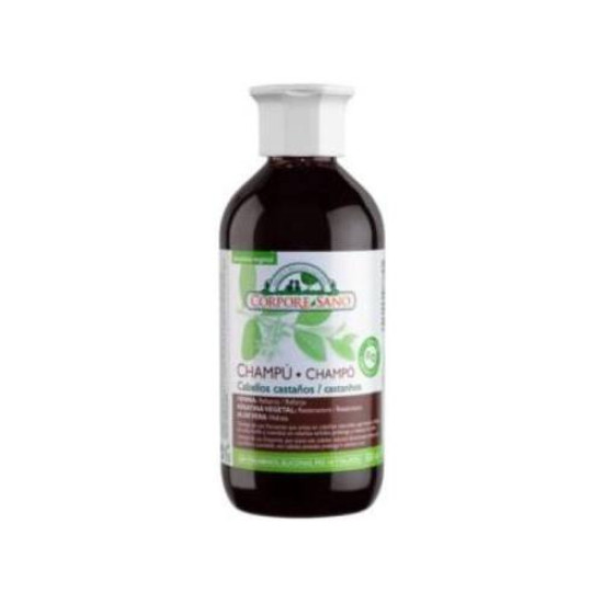 Champú henna cabellos castaños ecológico 300 ml Corpore Sano