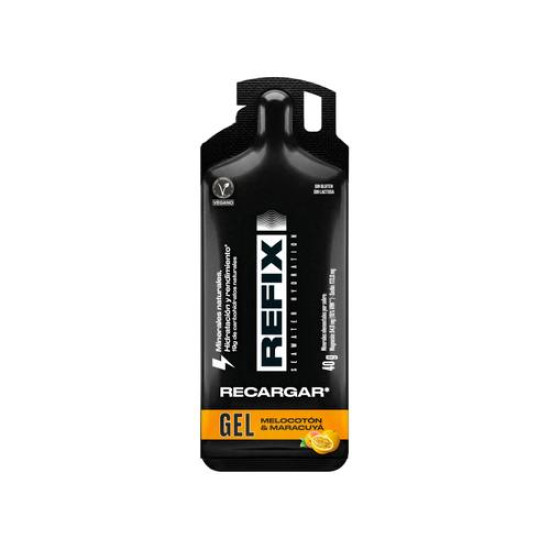 Gel énergétique pêche et maracuya 40 g REFIX