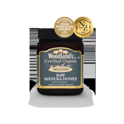 Miel de Manuka cruda MGO 550+ ecológico 250 g Woodland's