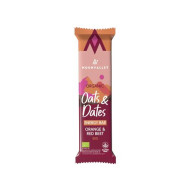 Barrita energética de avena y dátiles naranja y remolacha Ecológica 50 g Moonvalley