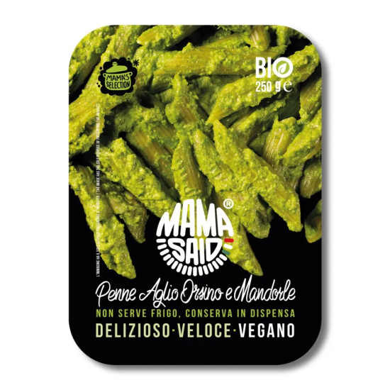 Plato Penne Amatriciana Vegetale Ecológico, plato preparado 250gr MamaSaid