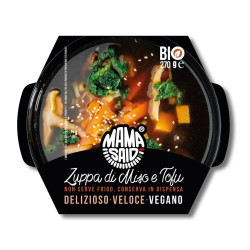 Sopa de Miso y Tofu Vegano Ecológica, plato preparado 270gr MamaSaid