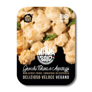 Gnocchis bio au tahini et aux asperges, plat prêt à consommer 250 g MamaSaid