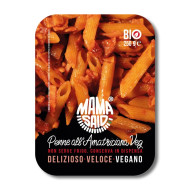 Penne à l'ail et aux amandes, plat végétalien bio prêt à consommer, 250 g, MamaSaid