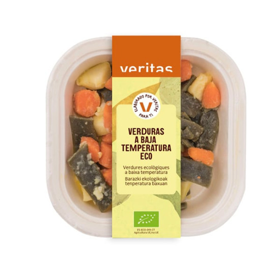 Légumes cuits à basse température Bio, plat préparé 250gr Veritas