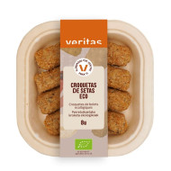 Croquetas de setas Ecológicas, plato preparado 8 unidades 240gr Veritas
