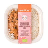 Assiette riz et fricandó de veau Bio 335gr Veritas