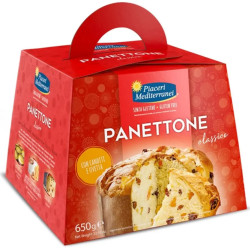 Panettone con Fruta Confitada Sin Gluten 650gr Piaceri Mediterranei