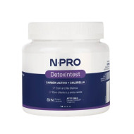 Detoxintest Carbón Activo y Chlorella 140 g NPro