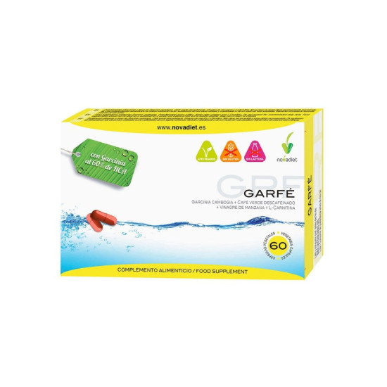 Garfé Garcinia, Café Vert et L-Carnitine 60 gélules végétales Nova Diet