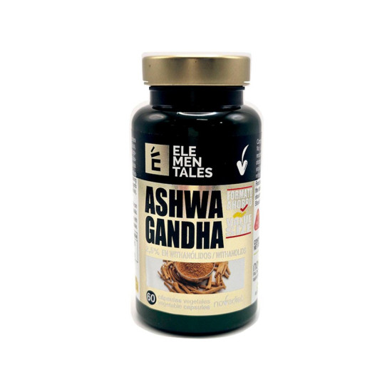 Ashwagandha 400 mg Elementales Formato Ahorro 60 cápsulas vegetales Nova Diet