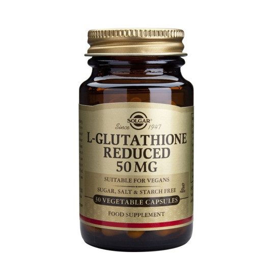 L-Glutatión Reducido 50 mg 30 cápsulas vegetales Solgar
