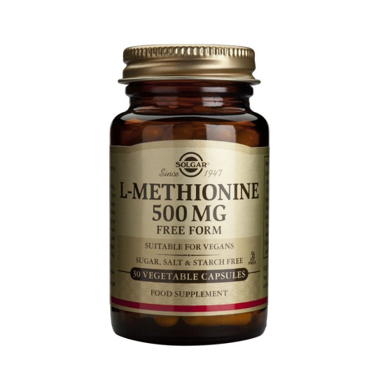 L-Méthionine 500 mg 30 gélules végétales Solgar