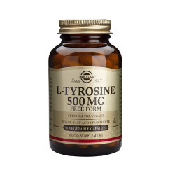 L-Tirosina 500 mg 50 cápsulas vegetales Solgar