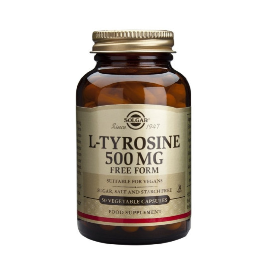 L-Tirosina 500 mg 50 cápsulas vegetales Solgar