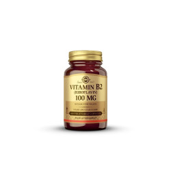 Vitamina B2 (Riboflavina) 100 mg 100 cápsulas vegetales Solgar