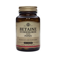 Bétaïne Chlorhydrate avec Pepsine 100 comprimés Solgar