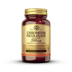 Picolinato de Cromo Chromax 200 µg 90 cápsulas vegetales Solgar