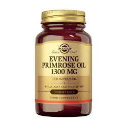 Aceite de Prímula de Rosa (Onagra) 1300 mg 30 cápsulas blandas Solgar