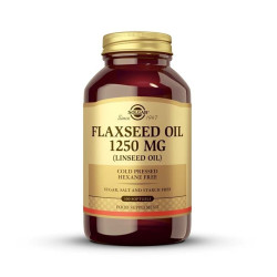 Aceite de Linaza Omega 3 1250 mg 100 cápsulas blandas Solgar