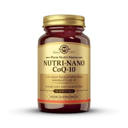 Nutri-Nano Coenzima Q10 Alta Absorción 50 cápsulas blandas Solgar